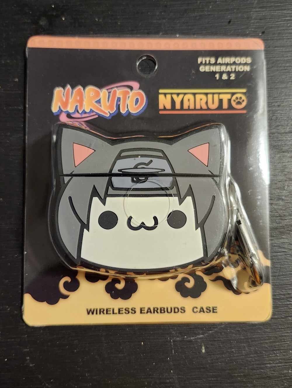 NEW Airpod Earphone Cat Case Naruto Itachi Nyaruto Clip